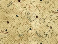 22019_dktan1 RED ROOSTER - Buttons and Blooms